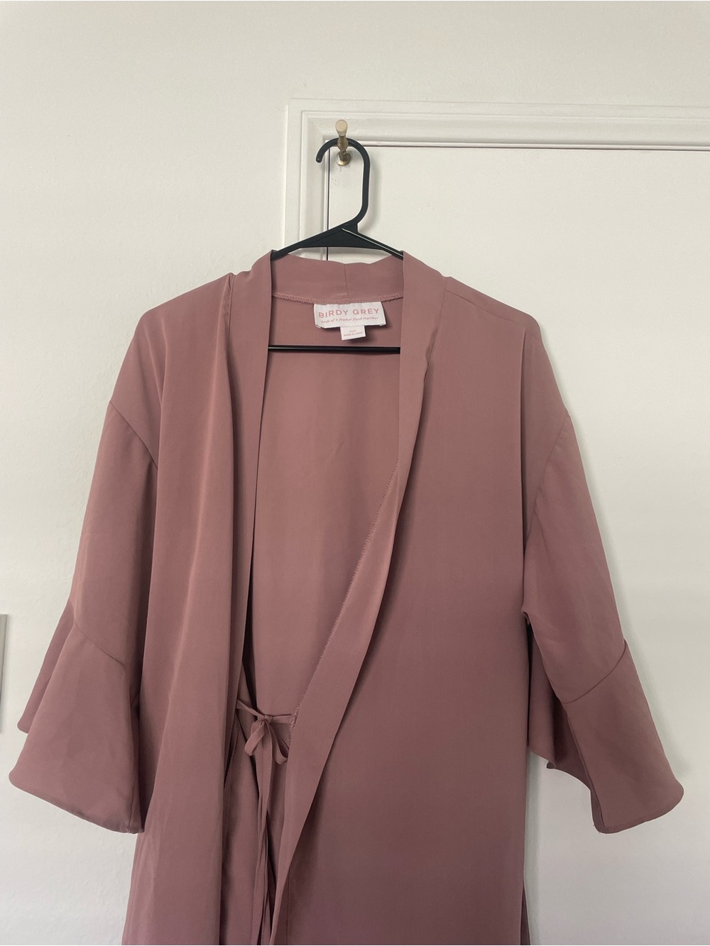 Birdy Grey Dusty Mauve Wrap Robe